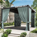Gazebo Universal Replacement Privacy Curtain, 4-Panels Sidewall Curtains by WelcometoKimunukStore