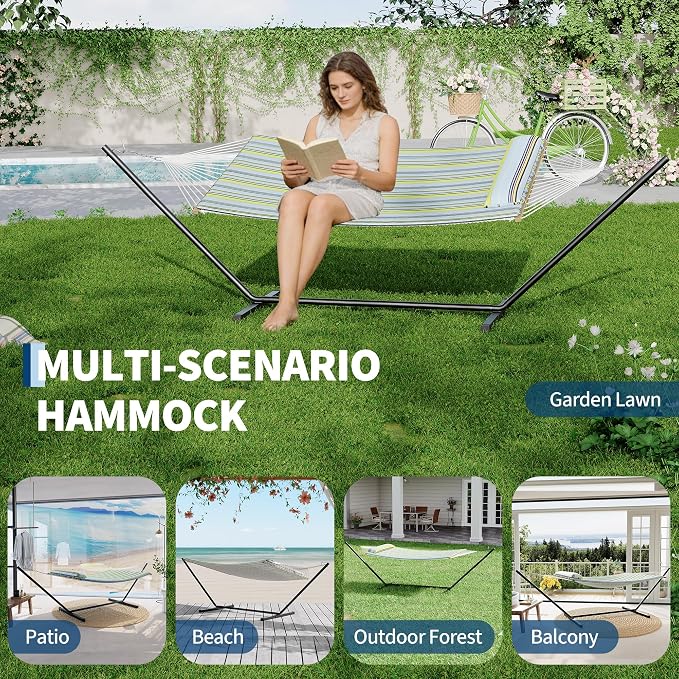 Heavy Duty 2 Person Double Hammock - Image 5