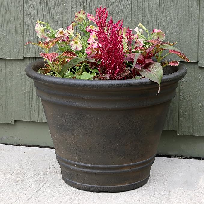 Sunnydaze 20-Inch Franklin Large Plant Pot - Image 7
