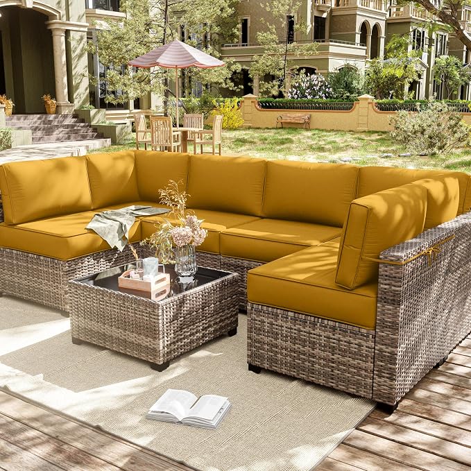 14 Pcs Outdoor Cushion Slipcovers Outdoor Patio Cushion Covers Replacement - Image 7