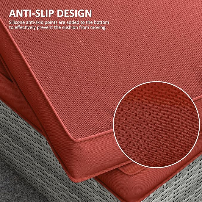 14 Pcs Outdoor Cushion Covers Patio Cushion Slipcovers Replacement Splash Proof - Image 3