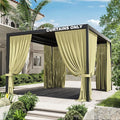 Gazebo Universal Replacement Privacy Curtain, 4-Panels Sidewall Curtains by WelcometoKimunukStore