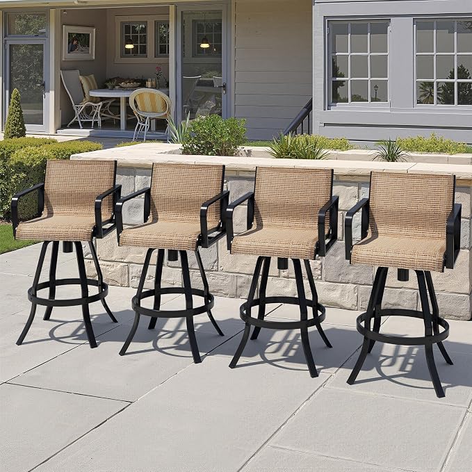 Crestlive Products Outdoor Swivel Bar Stools - Image 8