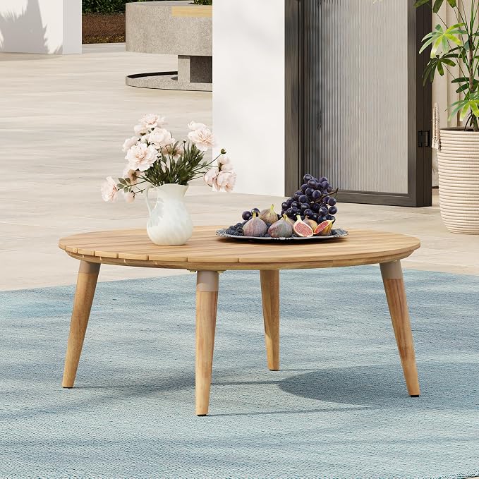 Christopher Knight Home Lalina Outdoor Coffee Table, Acacia Wood Accent Table by ChristopherKnightHome