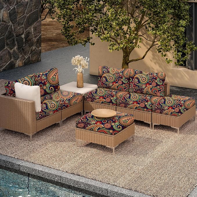 Outdoor Cushion Covers Set, Replacement - Image 6