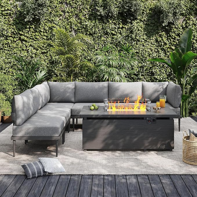 Sundale Outdoor 7 Pieces Patio Furniture Set by SundaleOutdoor