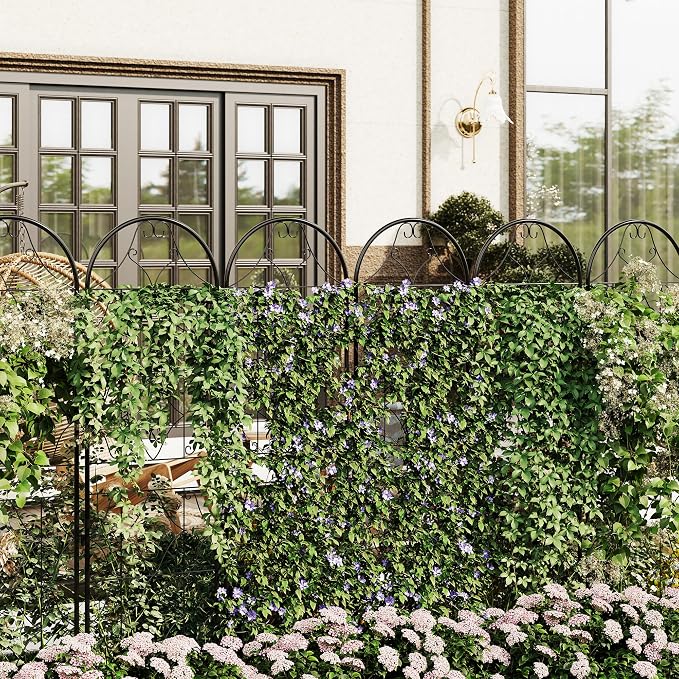 Garvee 22"x 75" Metal Garden Trellis Panel, Vegetables, Indoor & Outdoor - Image 6