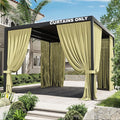 Gazebo Universal Replacement Privacy Curtain, 4-Panels Sidewall Curtains by WelcometoKimunukStore