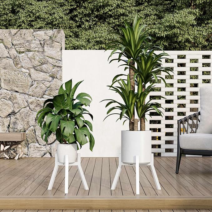 Adjustable Plant Stands Set of 2, Metal Small Plant Holder, Heavy Duty Stable - Image 4