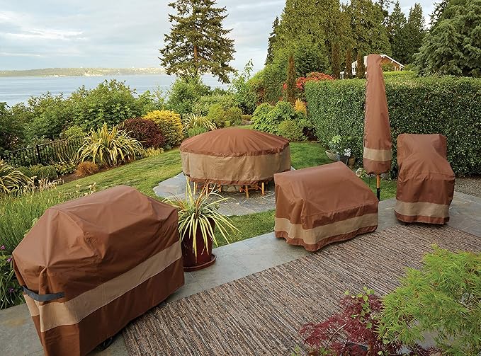 DUCKCOVERS Ultimate Waterproof 82 Inch Double Wide Patio Chaise Lounge Chair - Image 7