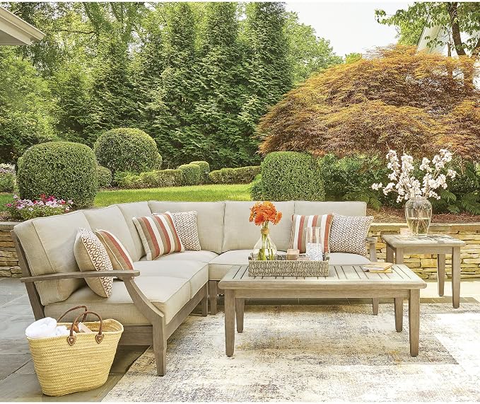 Signature Design by Ashley Clare View Symmetrical Contemporary 3-Piece Outdoor by SignatureDesignbyAshley