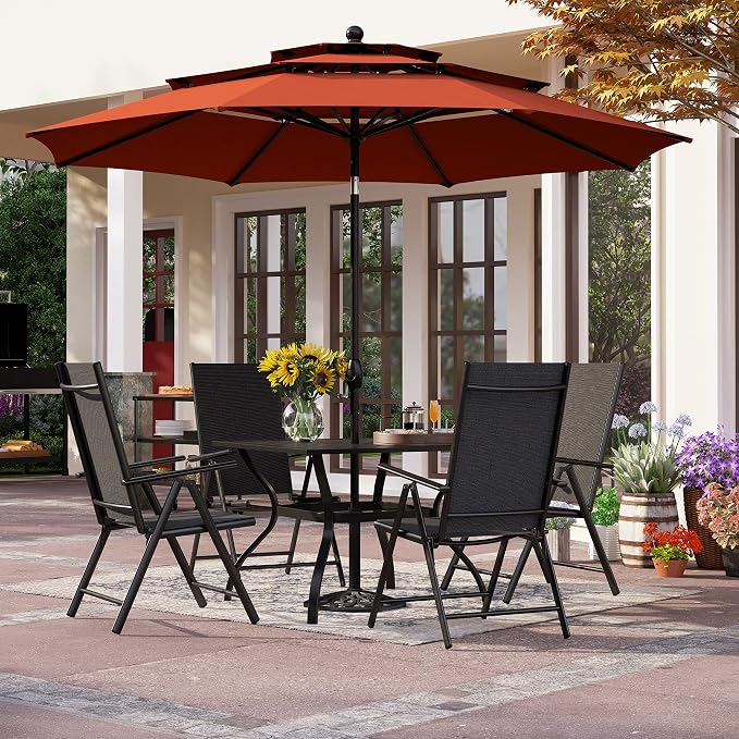 PHI VILLA 5 Pcs Patio Dining Set by PHIVILLAThepioneerofcomfortablehouseholdsupplies