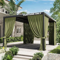Gazebo Universal Replacement Privacy Curtain, 4-Panels Sidewall Curtains by WelcometoKimunukStore