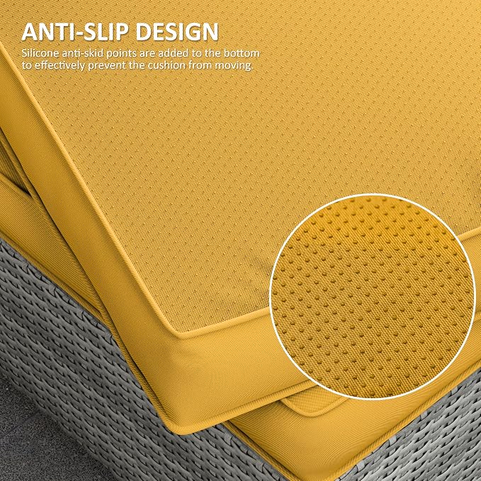 14 Pcs Outdoor Cushion Covers Patio Cushion Slipcovers Replacement Splash Proof - Image 3