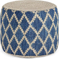 SIMPLIHOME Edgeley Round Pouf by SimpliHome