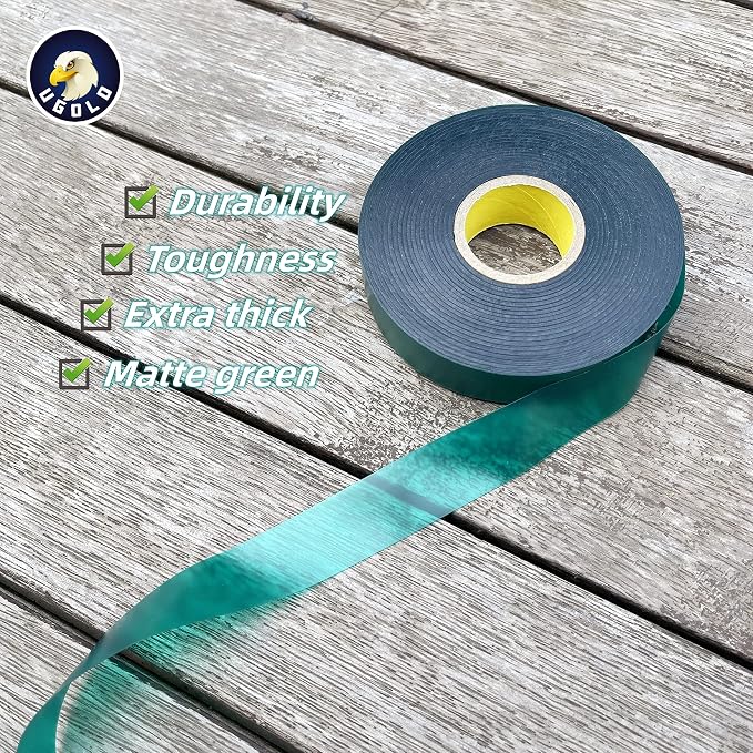 8 mil Extra Thick 150 Feet x 1'' Stretch Plant Tie Tape, Garden Tie Tape - Image 2