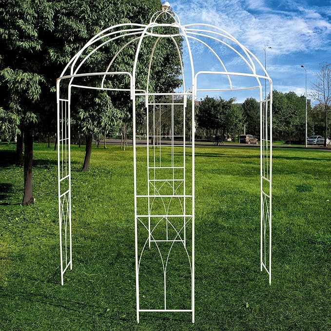 OUTOUR French Style Birdcage Shape Heavy Duty Gazebo, Pergola Pavilion Arch - Image 4