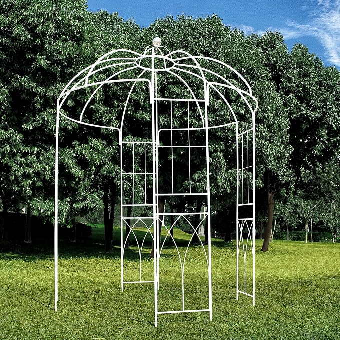 OUTOUR French Style Birdcage Shape Heavy Duty Gazebo, Pergola Pavilion Arch - Image 2